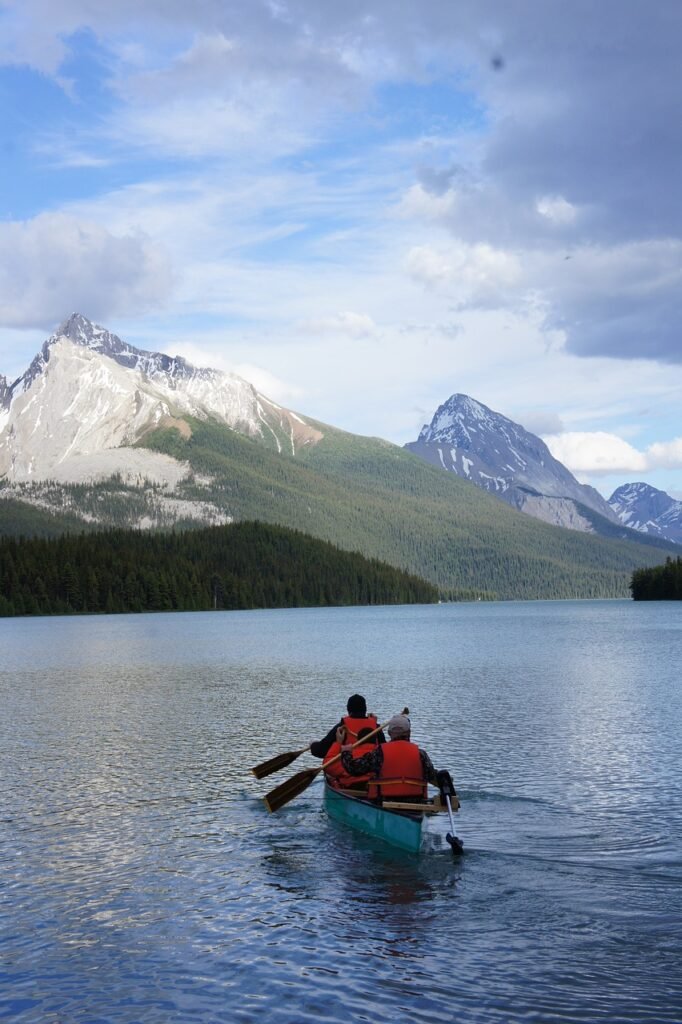 nature, mountains, canada, lake, scenic, summer, adventure, alpine